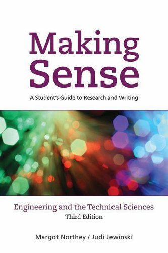 Stock image for Making Sense in Engineering and the Technical Sciences: A Student's Guide to Research and Writing for sale by SecondSale
