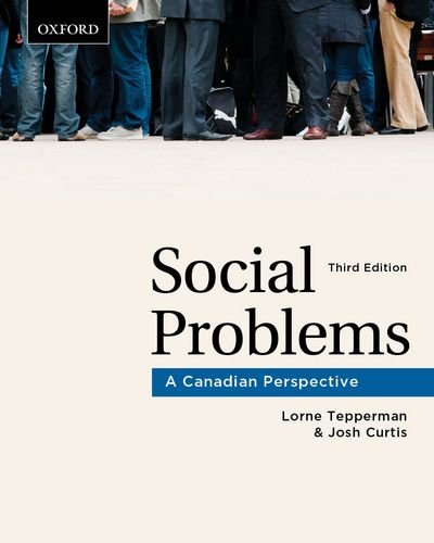 9780195432398: Social Problems: A Canadian Perspective
