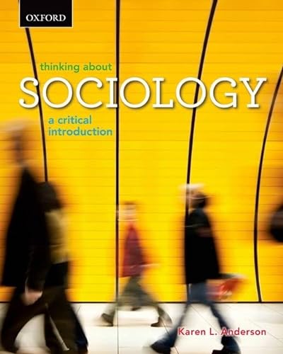 9780195437874: Thinking about Sociology: A Critical Introduction