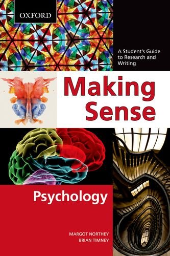 Beispielbild fr Making Sense in Psychology : A Student's Guide to Research and Writing zum Verkauf von Better World Books