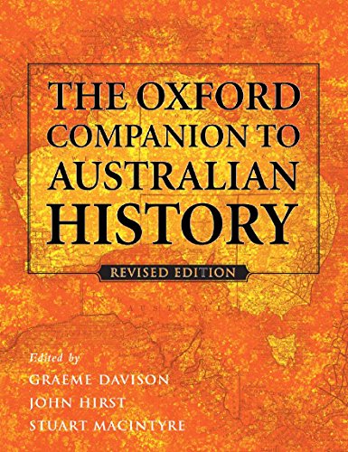 9780195515039: The Oxford Companion to Australian History