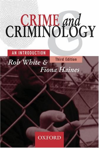 Imagen de archivo de Crime and Criminology : An Introduction a la venta por Better World Books