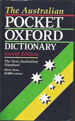 Imagen de archivo de The Australian Pocket Oxford Dictionary a la venta por WorldofBooks