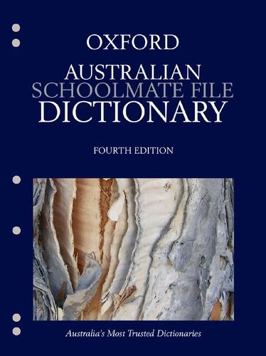 9780195553611: Australian Schoolmate File Dictionary