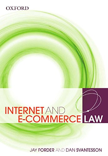 Imagen de archivo de Internet and e-Commerce Law a la venta por Better World Books