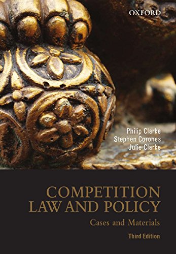 9780195562897: Competition Law and Policy: Cases and Materials, 3rd edition