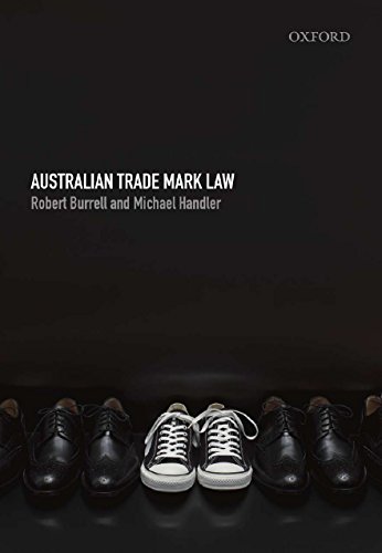 Stock image for Australian Trademark Law Burrell, Robert R.; Handler, Mic for sale by Iridium_Books