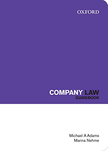 Company Law Guidebook (9780195568677) by Adams, Michael; Nehme, Marina