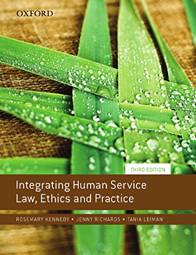 9780195578218: Integrating Human Service Law, Ethics and Practice, Third Edition