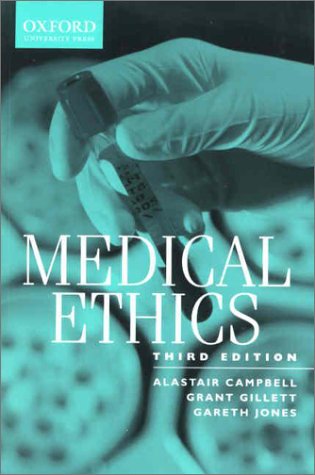 Stock image for Medical Ethics for sale by MusicMagpie