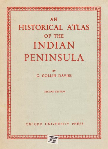 Imagen de archivo de An Historical Atlas of the Indian Peninsula a la venta por My Dead Aunt's Books