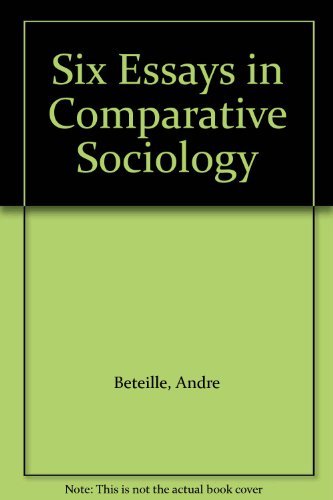 Beispielbild fr Six Essays in Comparative Sociology zum Verkauf von Mythos Center Books