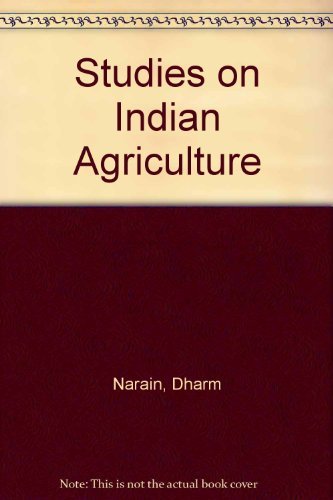 Beispielbild fr Studies on Indian Agriculture zum Verkauf von Ergodebooks