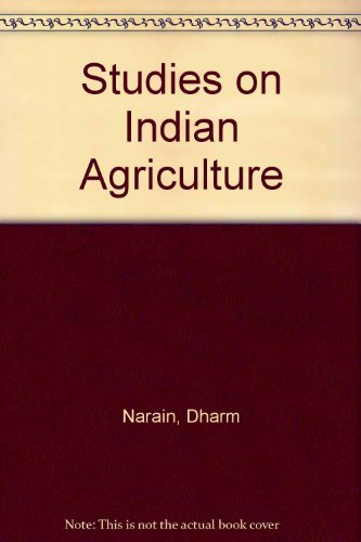 Stock image for Studies on Indian Agriculture for sale by Ergodebooks