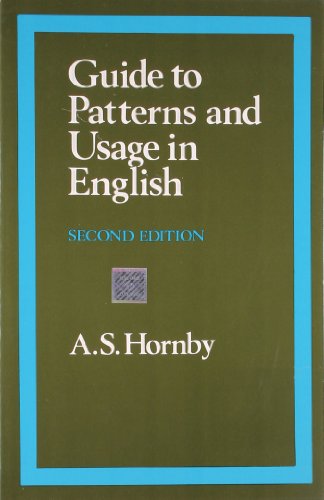 9780195622720: A Guide to Patterns and Usage in English