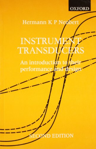 9780195629972: Instrument Transducers : An Introduction to Their Performance and Design