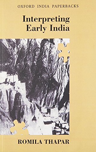 Imagen de archivo de Interpreting Early India (Oxford India Paperbacks) a la venta por WeBuyBooks