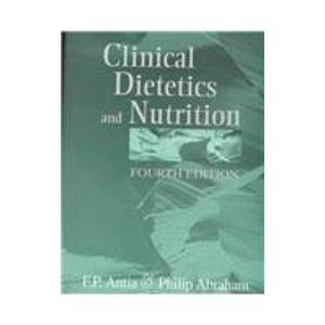 Beispielbild fr Clinical Dietetics and Nutrition zum Verkauf von AwesomeBooks