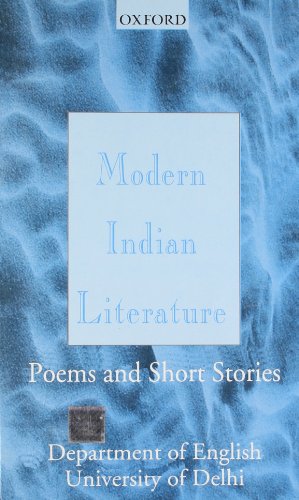 9780195651188: Modern Indian Literature: Poems and Short Stories