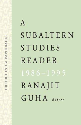 Imagen de archivo de A Subaltern Studies Reader, 1986-1995 a la venta por Majestic Books
