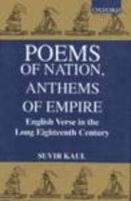 Imagen de archivo de Poems of Nation, Anthems of Empire: English Verse in the Long Eighteenth Century a la venta por dsmbooks