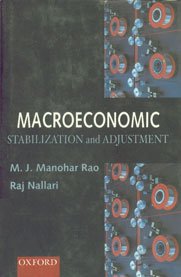 Stock image for Macroeconomic Stabilization and Adjustment Rao, M. J. Manohar and Nallari, Raj R for sale by Langdon eTraders