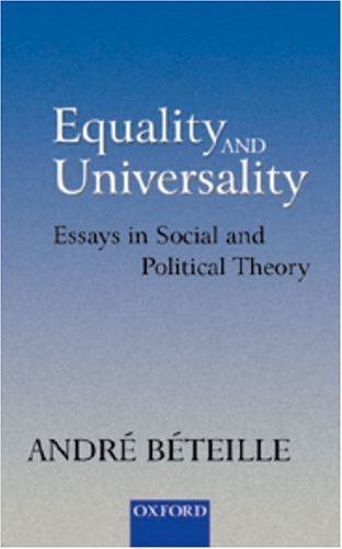 Beispielbild fr Equality and Universality : Essays in Social and Political Theory zum Verkauf von Better World Books