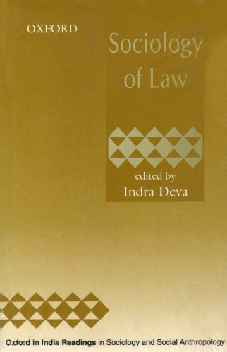 9780195672367: Sociology of Law (Oxford in India Readings in Sociology and Social Anthropology)