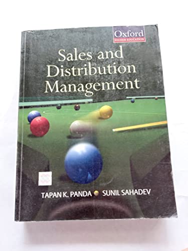 Stock image for Sales and Distribution Management for sale by dsmbooks