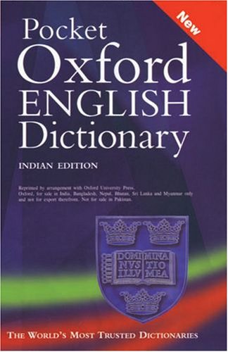 Stock image for Pocket Oxford English Dictionary for sale by Bahamut Media