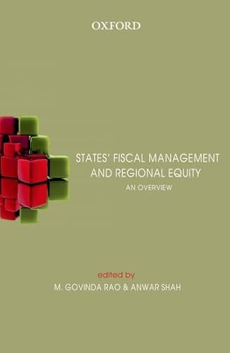 Imagen de archivo de States' Fiscal Management and Regional Equity a la venta por Irish Booksellers