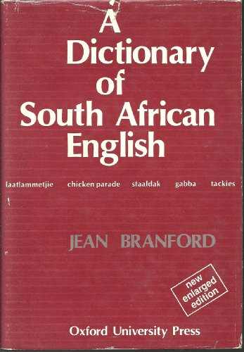 9780195701777: A Dictionary of South African English