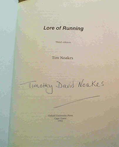 9780195707175: Lore of Running