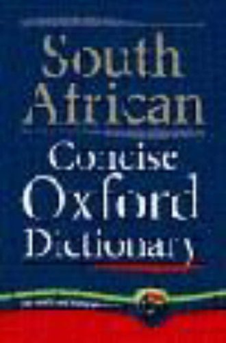 Stock image for South African Concise Oxford Dictionary for sale by AwesomeBooks