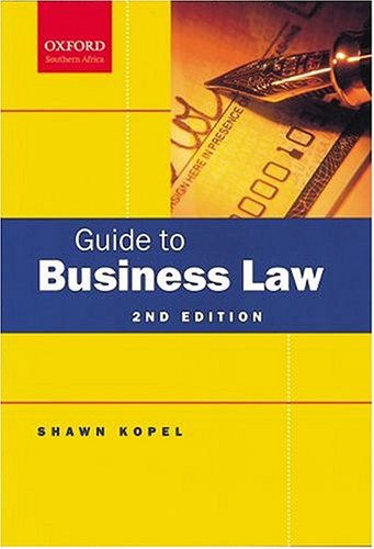 Guide to business law (9780195718553) by Kopel, Shawn