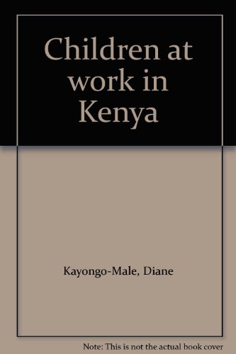 Imagen de archivo de Children at Work in Kenya a la venta por Chequamegon Books
