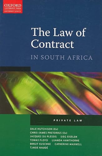 Beispielbild fr The Law of Contract in South Africa zum Verkauf von Bellwetherbooks