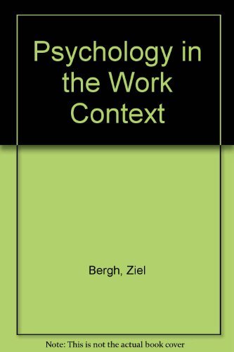 Psychology in the Work Context