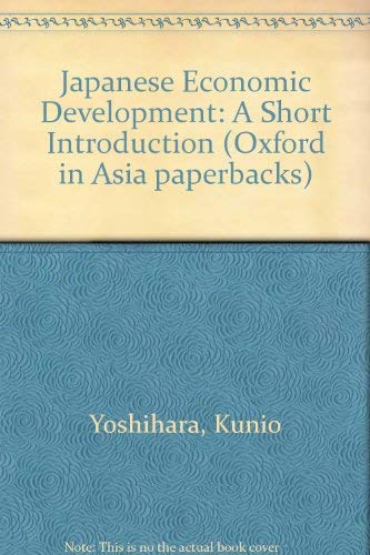 Imagen de archivo de Japanese Economic Development: A Short Introduction a la venta por Ammareal