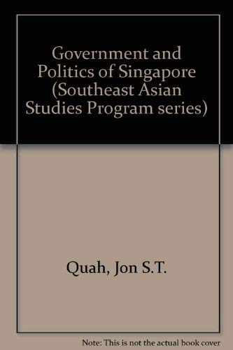 Stock image for Government and Politics of Singapore for sale by Commonwealth Book Company, Inc.