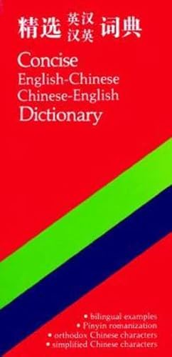 Imagen de archivo de Concise English-Chinese Chinese-English Dictionary a la venta por Wonder Book