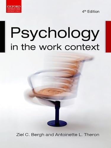 Beispielbild fr Psychology in the Work Context zum Verkauf von Cambridge Rare Books