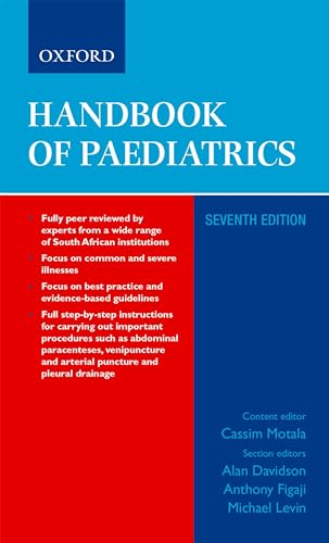 Handbook of Paediatrics 7e (9780195991178) by Motala, Cassim; Fugaji, Anthony; Davidson, Alan; Levin, Mike