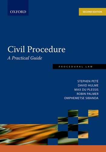 Beispielbild fr Civil Procedure: A Practical Guide 2e zum Verkauf von PAPER CAVALIER UK