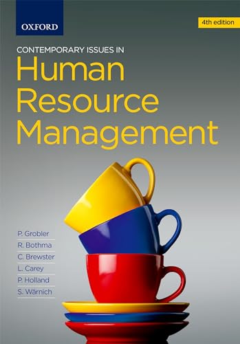 Beispielbild fr Contemporary Issues in Human Resource Management zum Verkauf von AwesomeBooks