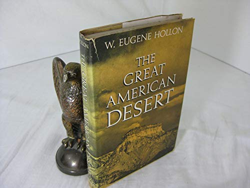 Stock image for THE GREAT AMERICAN DESERT Then and Now for sale by Better World Books: West