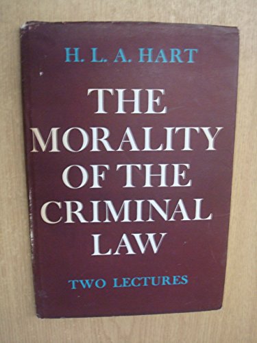 Beispielbild fr The Morality of the Criminal Law: Two Lectures zum Verkauf von Phatpocket Limited