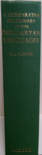 Beispielbild fr A Comparative Dictionary of the Indo-Aryan Languages (Volume 3) zum Verkauf von Books From California