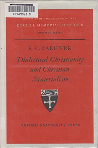 Beispielbild fr Dialectical Christianity and Christian Materialism (British Academy Proceedings: Riddell Memorial Lecture) zum Verkauf von Anybook.com