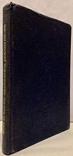 Index to Selected Bibliographical Journals 1933 - 1970